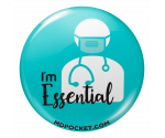 I'm Essential Pinback Button